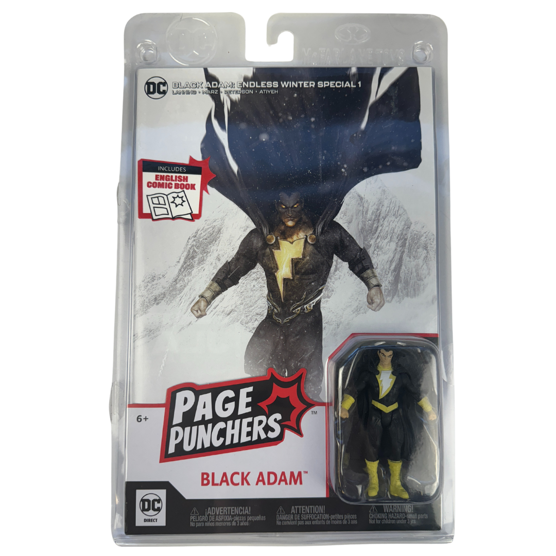 Black Adam: Page Punchers Comic Book with Exclusive Figure