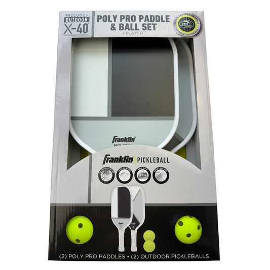 Franklin Poly Pro Pickleball Set - Ultimate Paddle and Ball Duo!