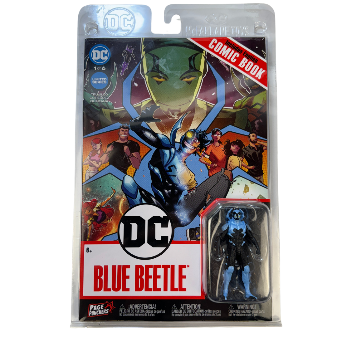 DC Blue Beetle Limited Series Comic Book with Exclusive Action Figure - Rare Collectible Set, Limited Edition Release, Perfect for Comic and Action Figure Enthusiasts!