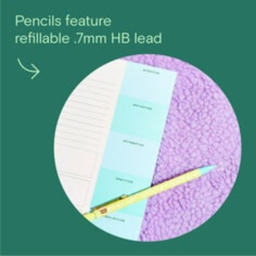 Noted by Post-it Mechanical Pencils, 3 Multi-Colored Pencils
