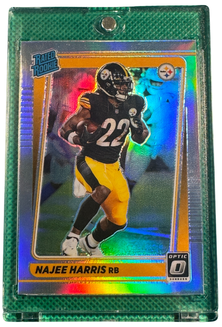 2021 Panini Donruss Optic Football Najee Harris #213 Steelers RR Silver Holo