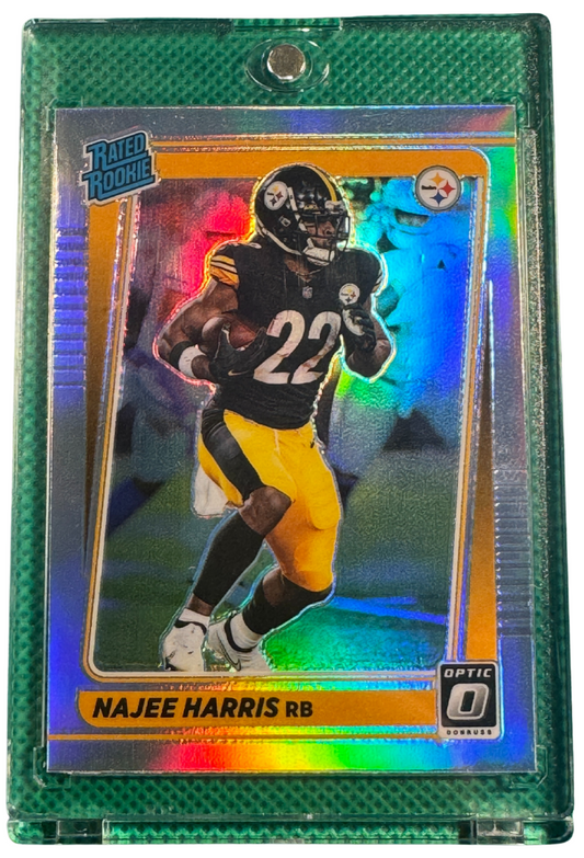 2021 Panini Donruss Optic Football Najee Harris #213 Steelers RR Silver Holo