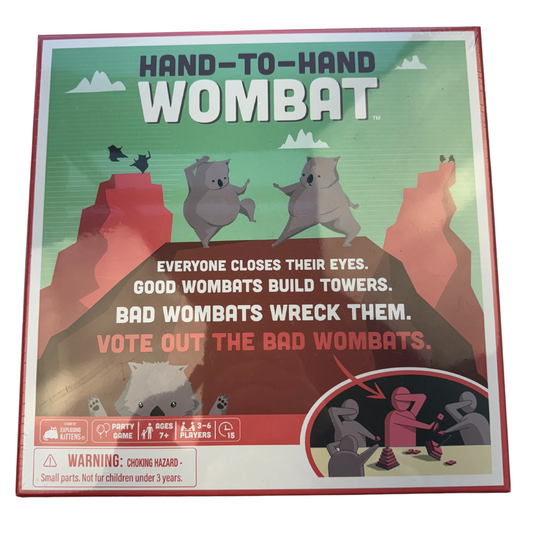 Hand to Hand Wombat Game: Tower Building Fun!