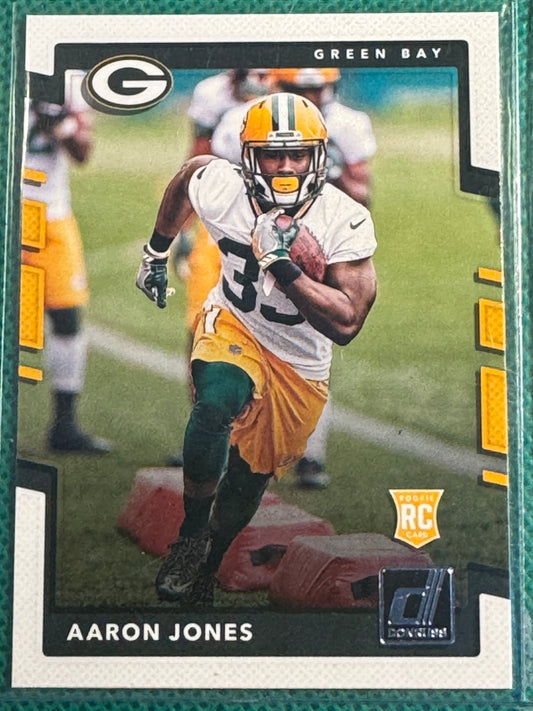 2017 Panini Donruss Football Aaron Jones #385 Packers Rookie Card