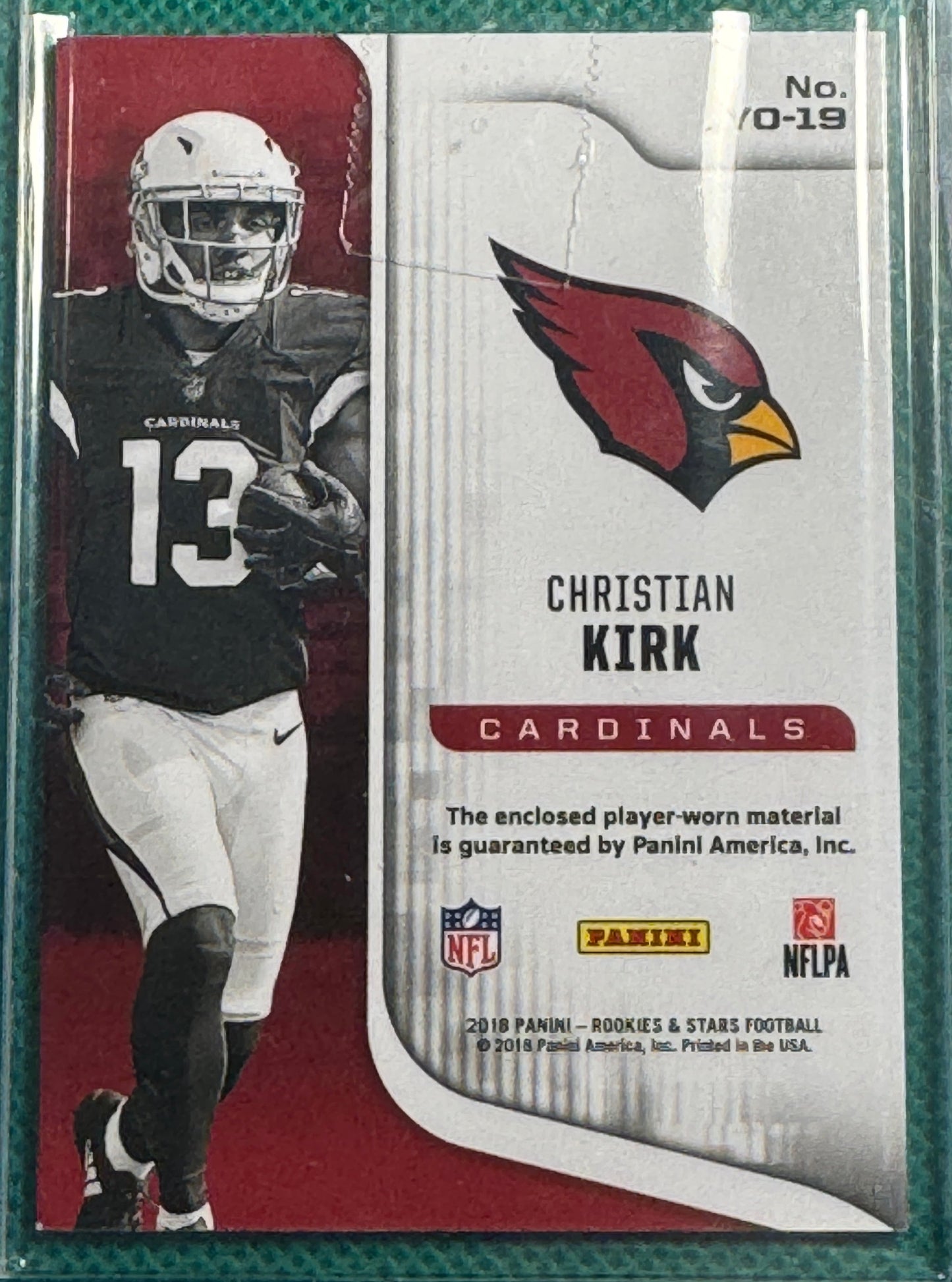 2018 Panini R & S Football Christian Kirk #YO-19 Cardinals RC Year 1