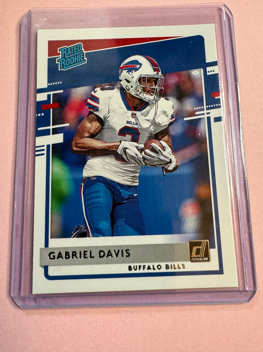 2020 Panini | Donruss Football | Gabriel Davis #337 | Bills Rookie