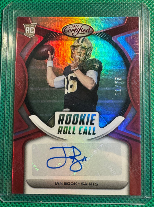 2021 Panini Certified Football Ian Brook #RCS-IB Saints auto /75