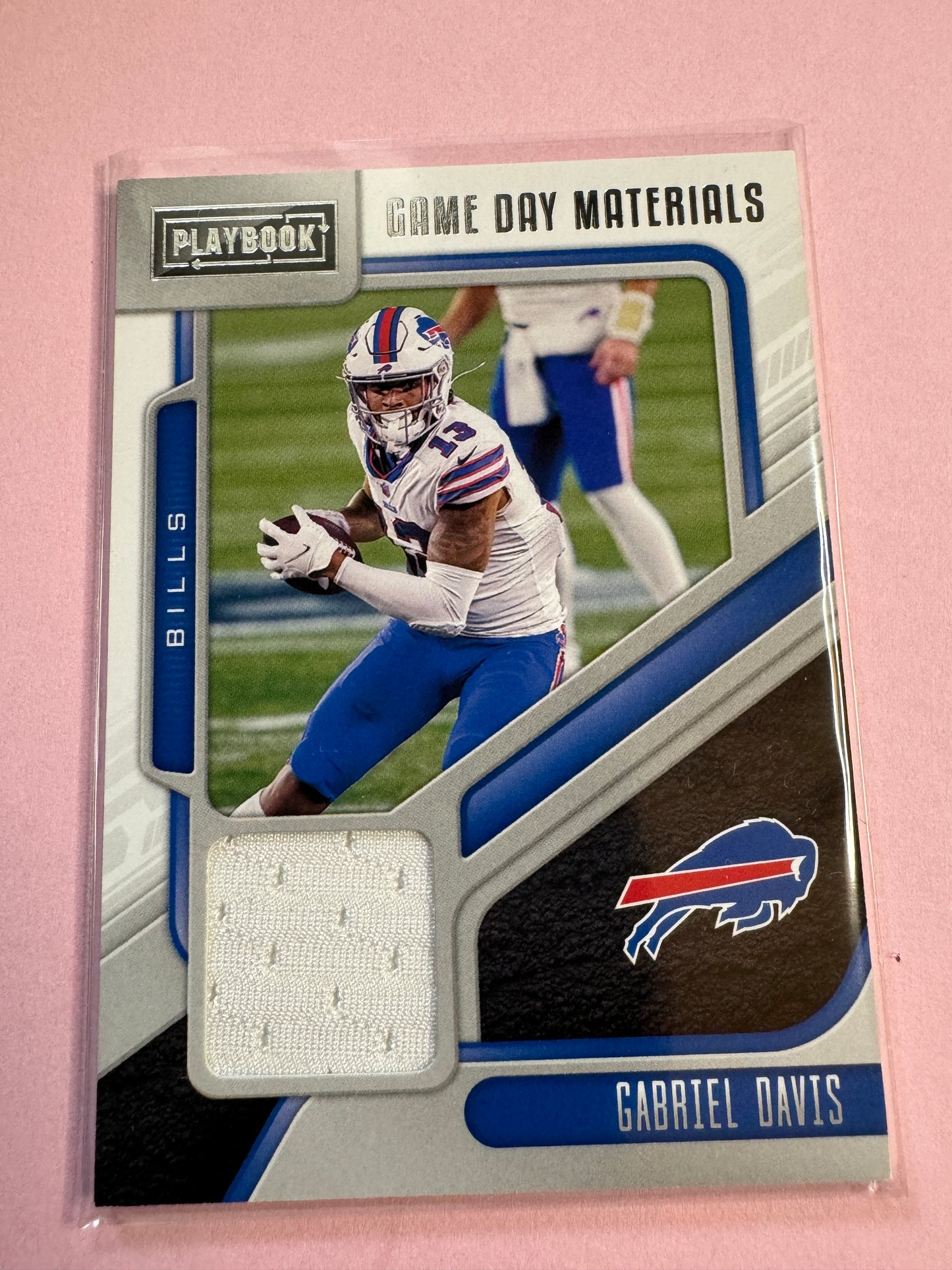 2021 Panini Playbook Fooball | Gabriel Davis #GDM-GDA | Bills | Jersey Patch Relic