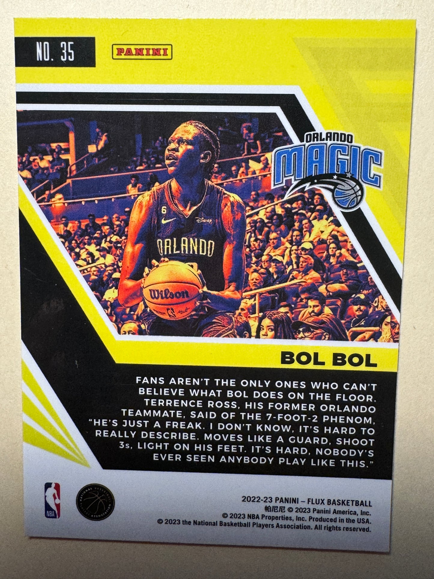 2022-23 PANINI | FLUX BASKETBALL | BOL BOL NO.35 | MAGIC