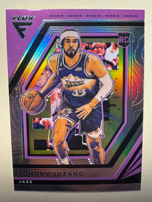 2022-23 PANINI | FLUX BASKETBALL | JOHNNY JUZANG NO.240 | JAZZ | SILVER