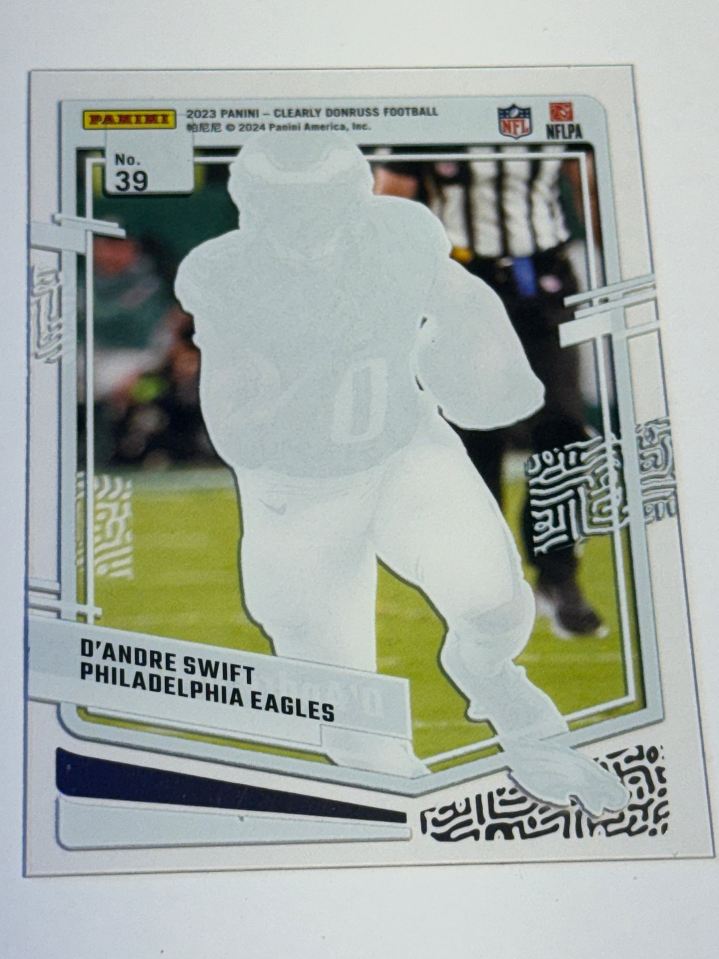 2023 PANINI | CLEARLY DONRUSS FOOTBALL | D'Andre Swift No.39 | Eagles