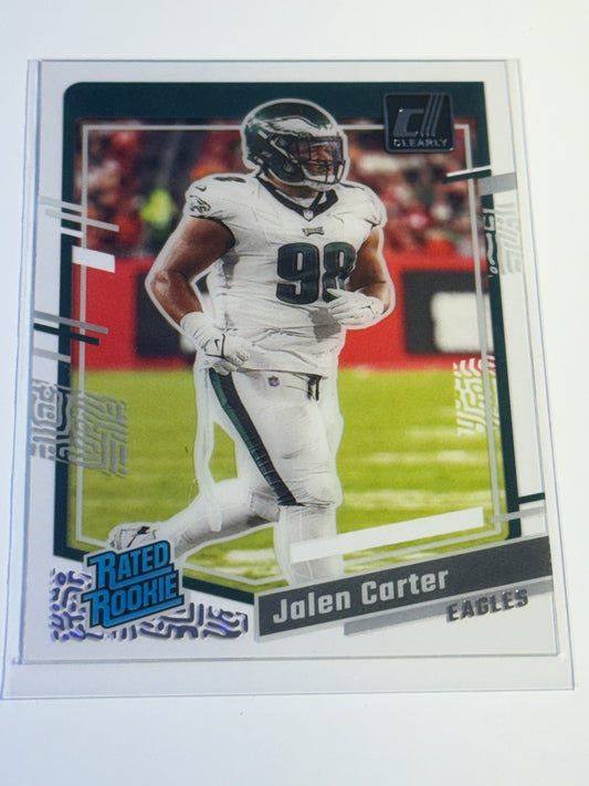 2023 PANINI | CLEARLY DONRUSS FOOTBALL | Jalen Carter No.64 | Eagles