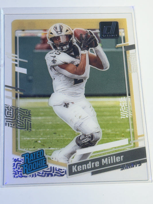 2023 PANINI | CLEARLY DONRUSS FOOTBALL | Kendre Miller No.72 | Saints