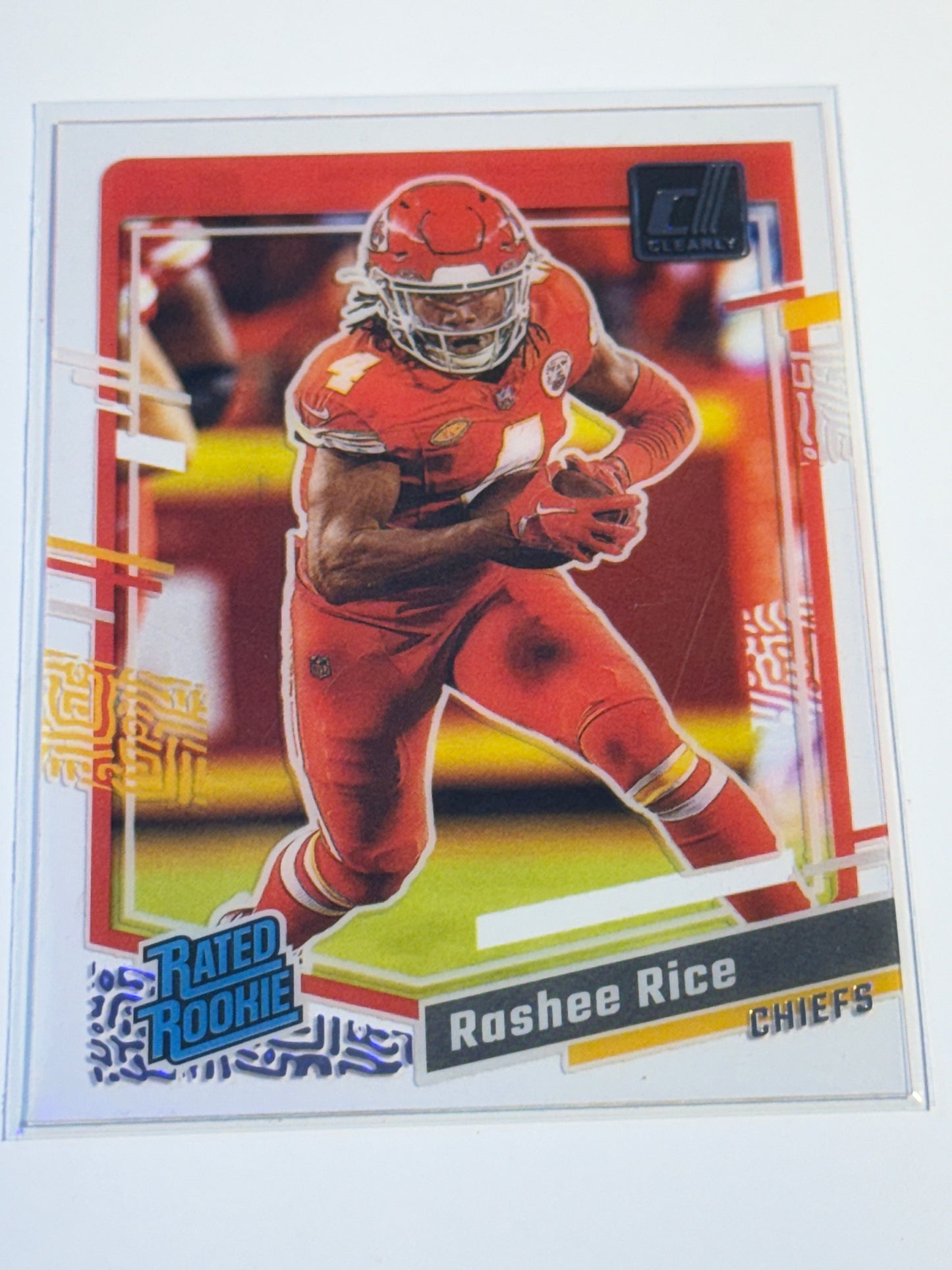 2023 PANINI | CLEARLY DONRUSS FB | Rashee Rice No.79 | Chiefs | RR