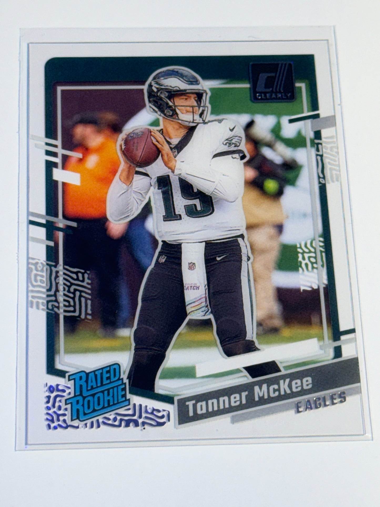 2023 PANINI | CLEARLY DONRUSS FOOTBALL | Tanner McKee No. 86 | Eagles