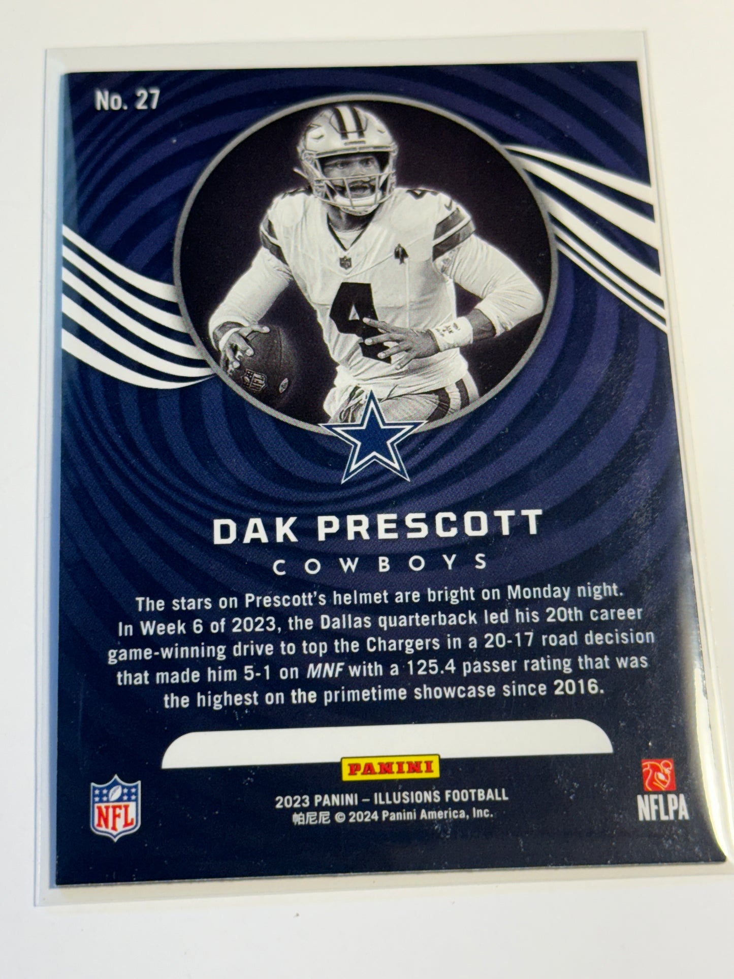 2023 PANINI | ILLUSIONS | Dak Prescott No.27  | Cowboys