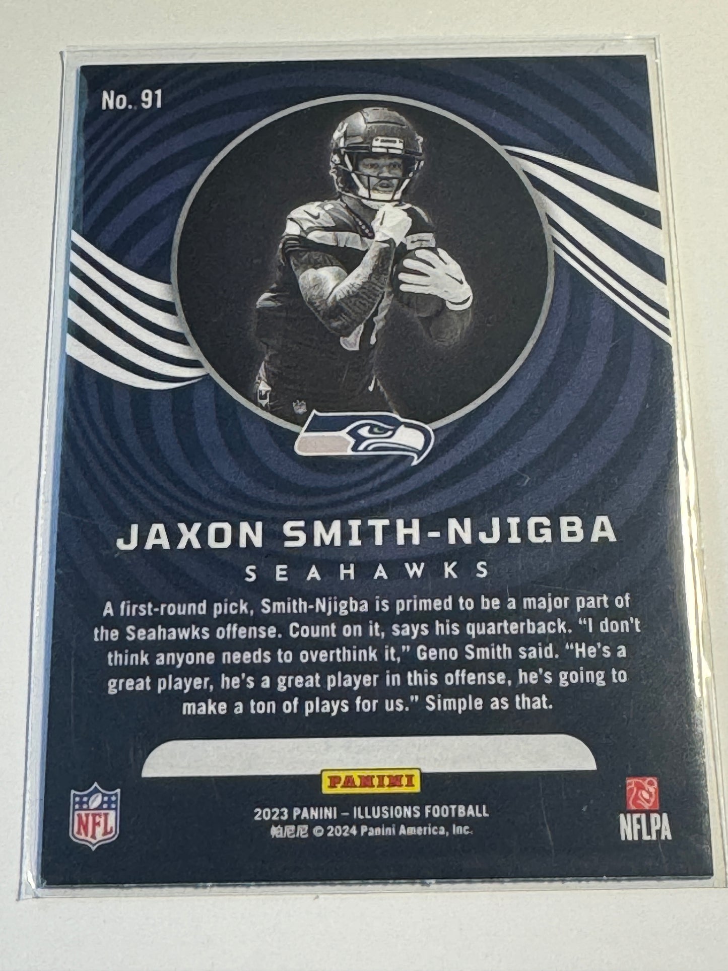 2023 PANINI | ILLUSIONS | Jaxon Smith-Njigba No.91 | Seahawks | Rookie Card