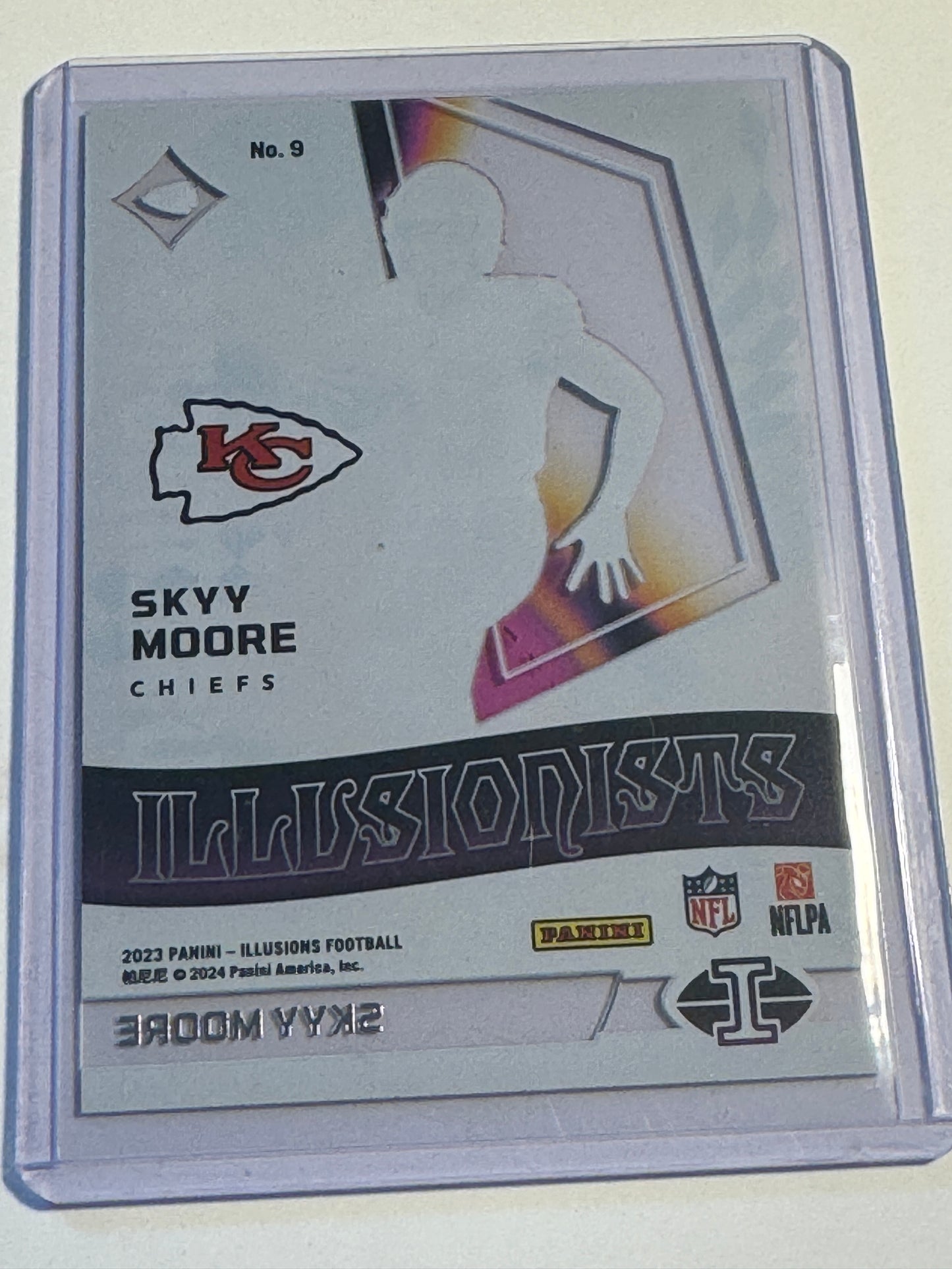 2023 PANINI | ILLUSIONS | Sky Moore No.9 | Chiefs | Illusionists