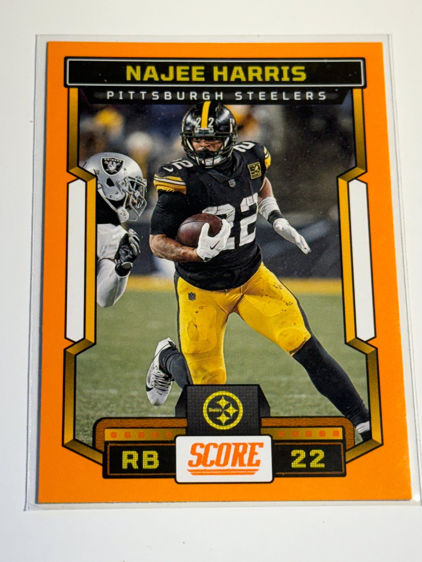 2023 PANINI | SCORE FOOTBALL | Najee Harris No.217 | Steelers | Orange