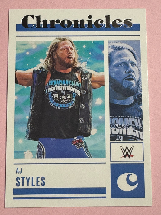 2023 Panini Chronicles WWE AJ Styles #54