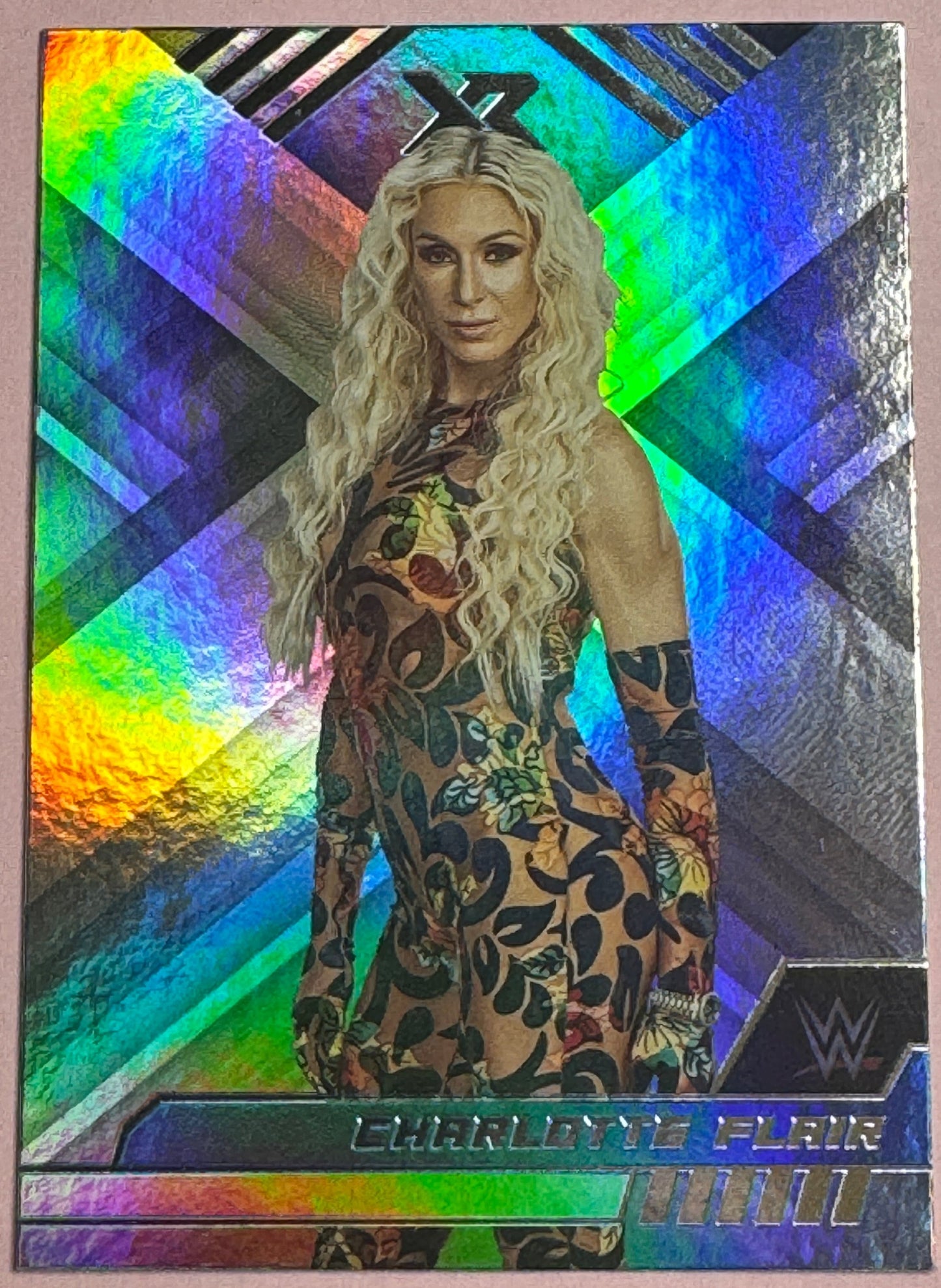 2023 Panini Chronicles WWE Charlotte Flair #285 XR Silver