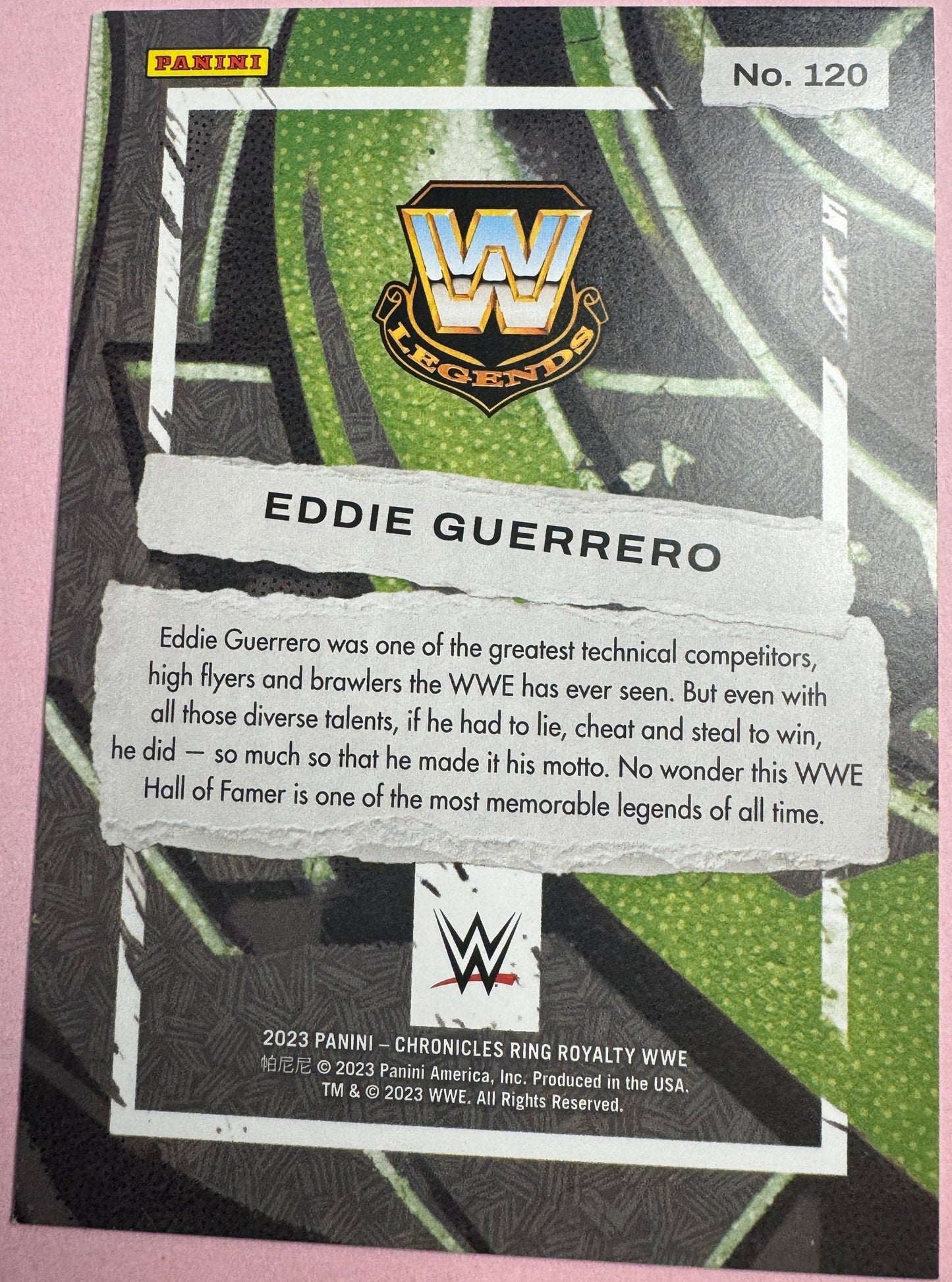 2023 Panini Chronicles WWE Eddie Guerrero #120 Ring Royalty