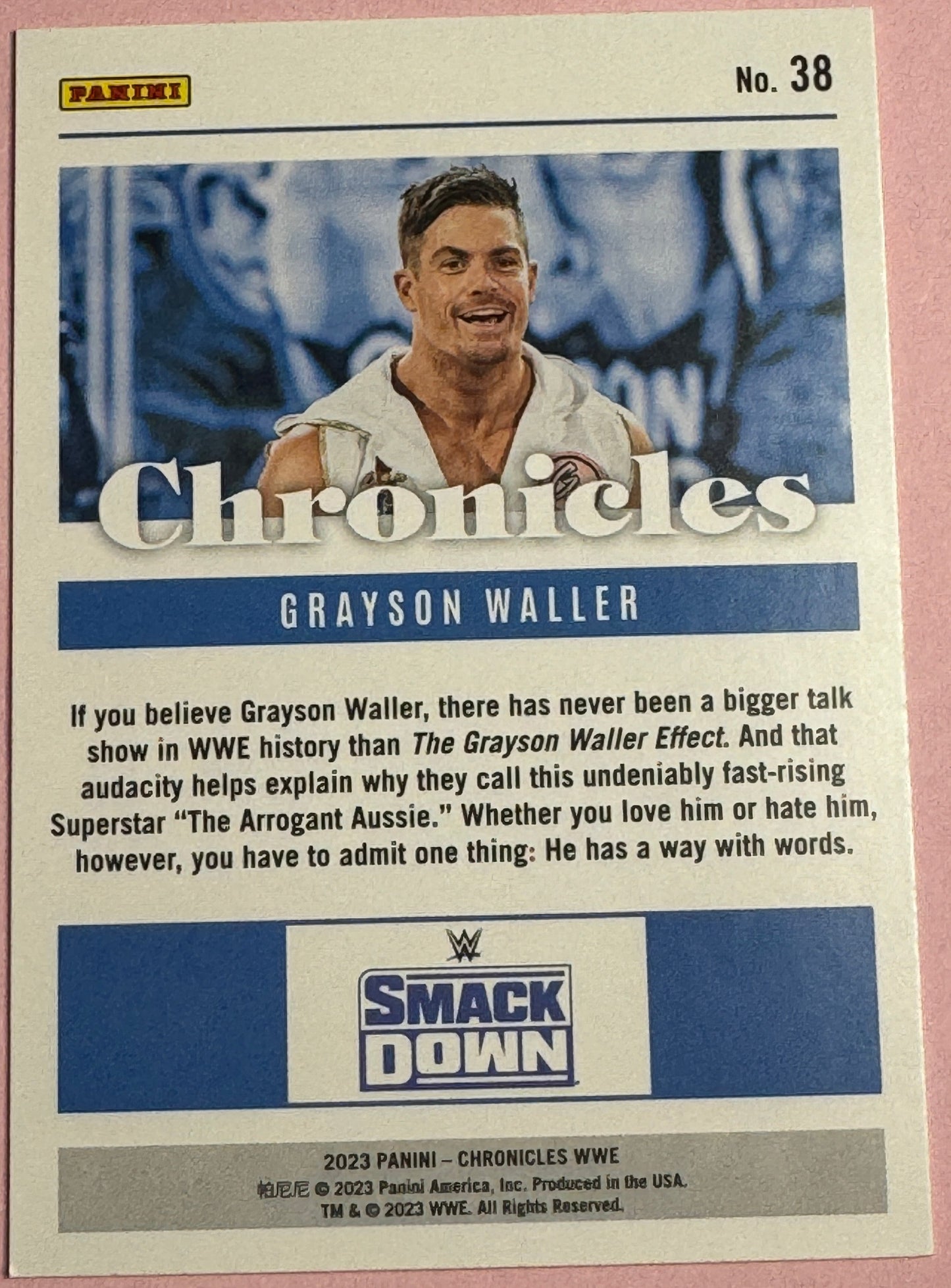 2023 Panini Chronicles WWE Grayson Waller #38