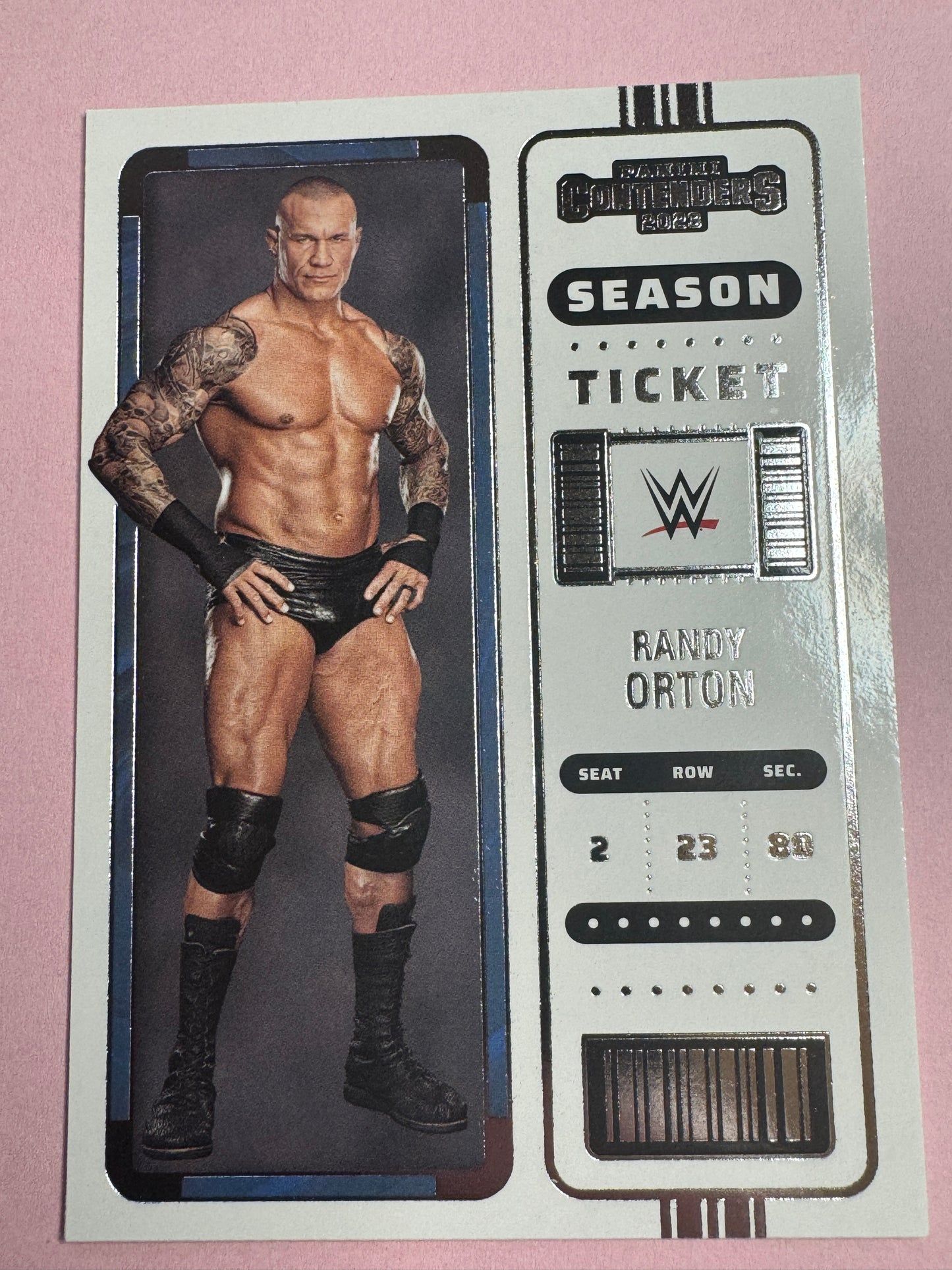 2023 Panini Chronicles WWE Randy Orton #110 Contenders Season Ticket