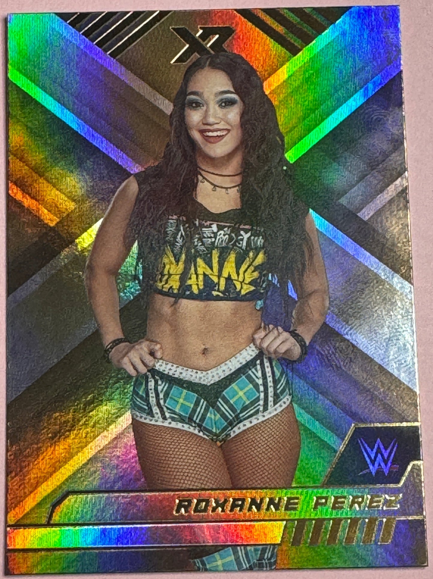 2023 Panini Chronicles WWE Roxanne Perez #276 XR Silver