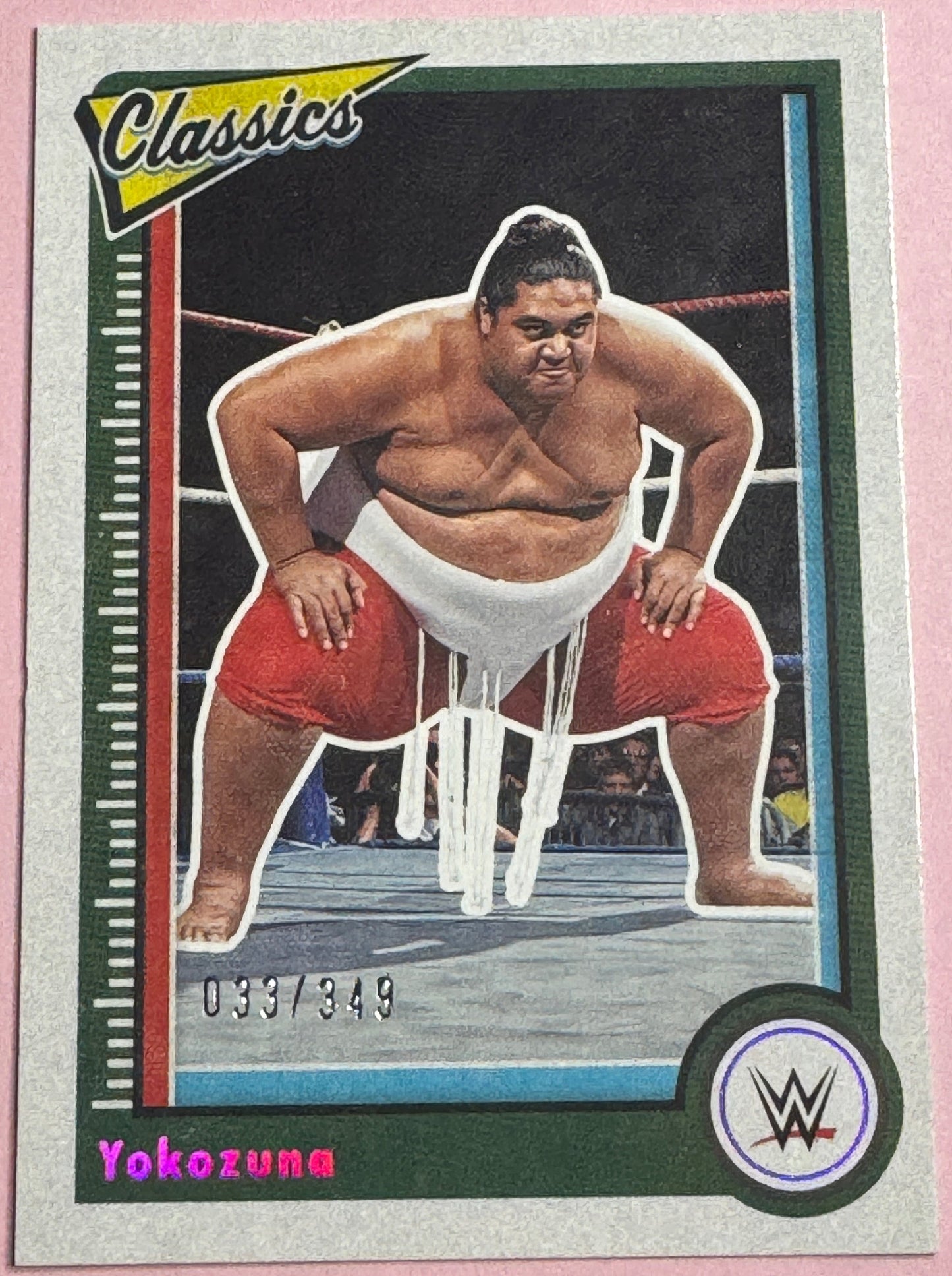 2023 Panini Chronicles WWE Yokozuna #151 Classics Purple 033/349