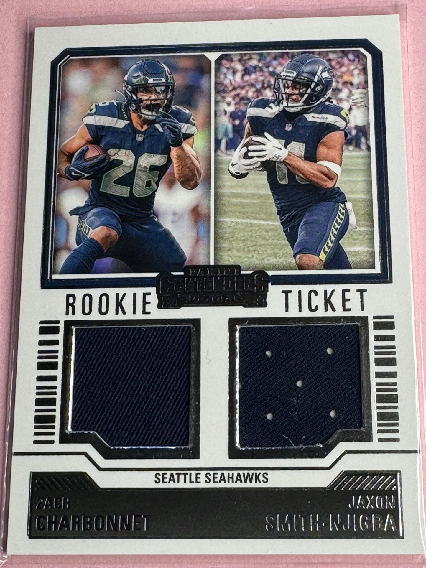 23' Panini Contenders | Charbonnet/Smith-Njigba No.DS-13 | Seahawks Rookie Patch