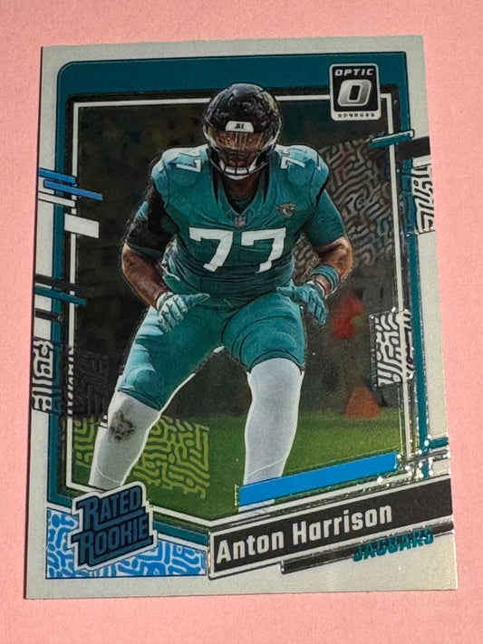 2023 Panini | Donruss Optic Football | Anton Harrison #250 | Jaguars | Rookie