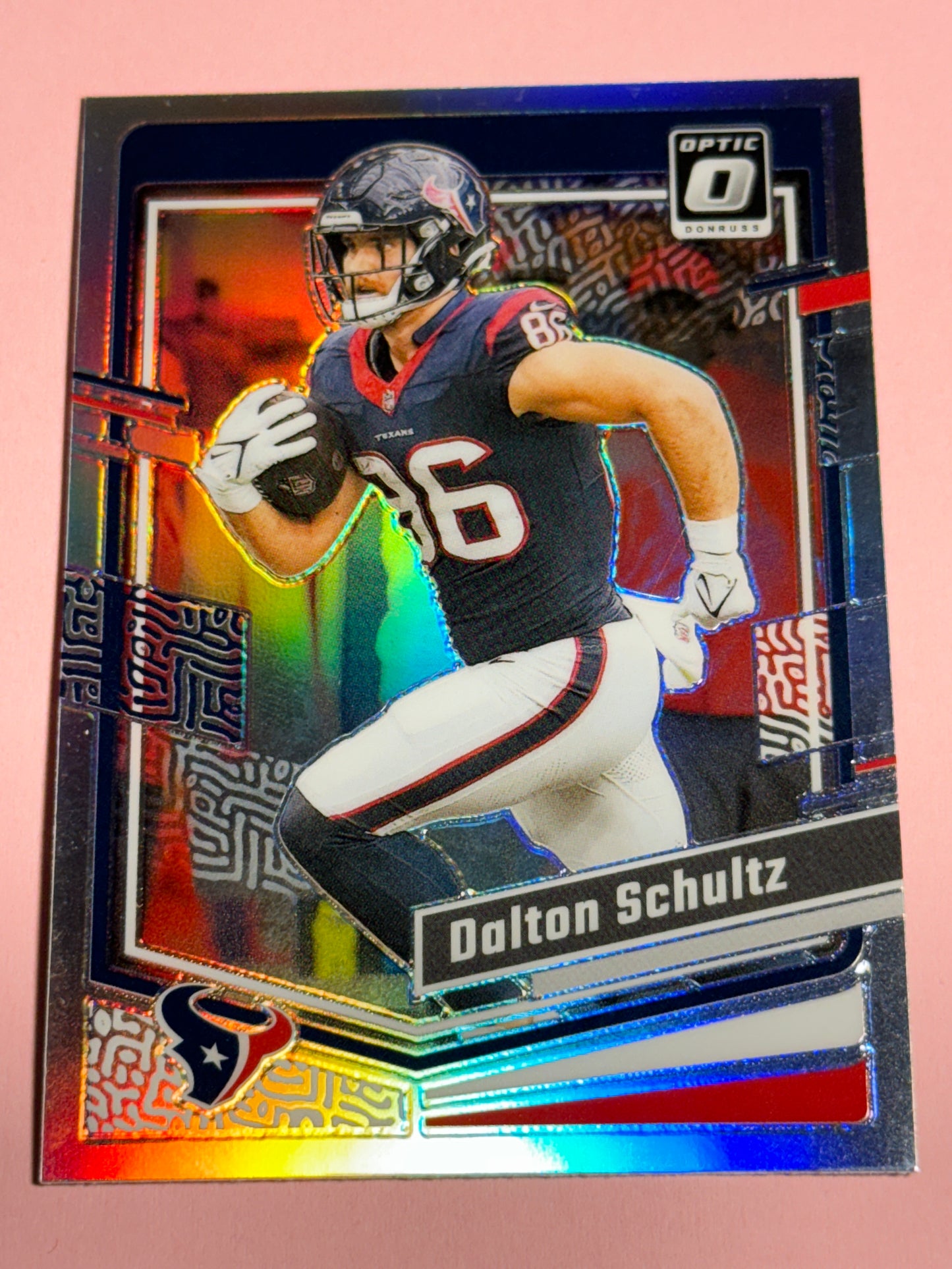 2023 Panini | Donruss Optic Football | Dalton Schultz #71 | Texans | Silver Holo