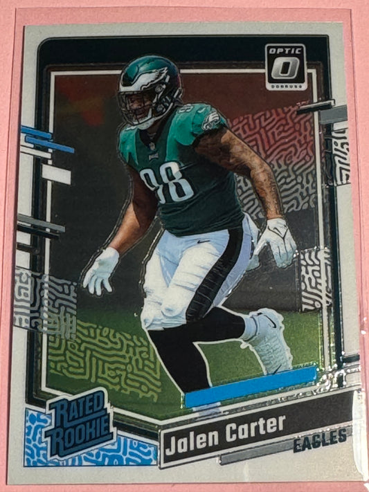 2023 Panini | Donruss Optic Football | Jalen Carter #281 | Eagles | Rated Rookie