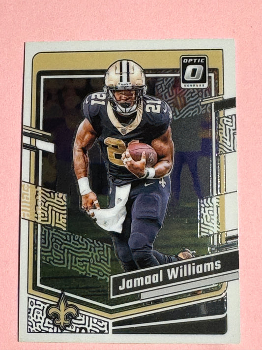 2023 Panini | Donruss Optic Football | Jamaal Williams #136 | Saints