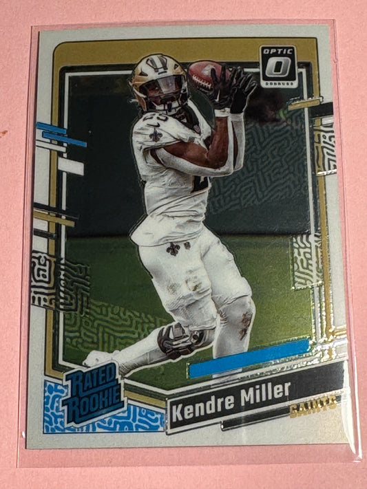 23 Panini | Donruss Optic Fb| Kendre Miller #284 | Saints | RR