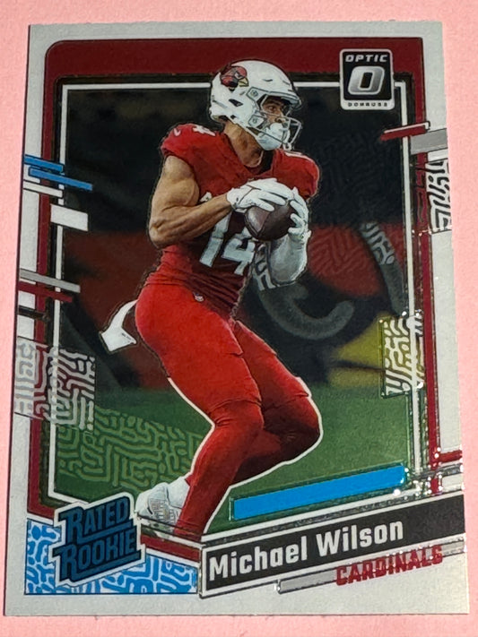 2023 Panini | Donruss Optic Football | Michael Wilson #204 | Cardinals | RR