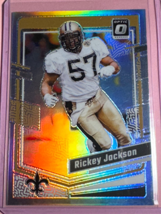 2023 Panini | Donruss Optic Football | Rickey Jackson #138 | Saints | Silver