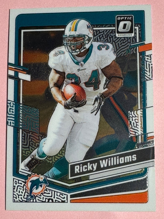 2023 Panini | Donruss Optic Football | Ricky Williams #117 | Dolphins