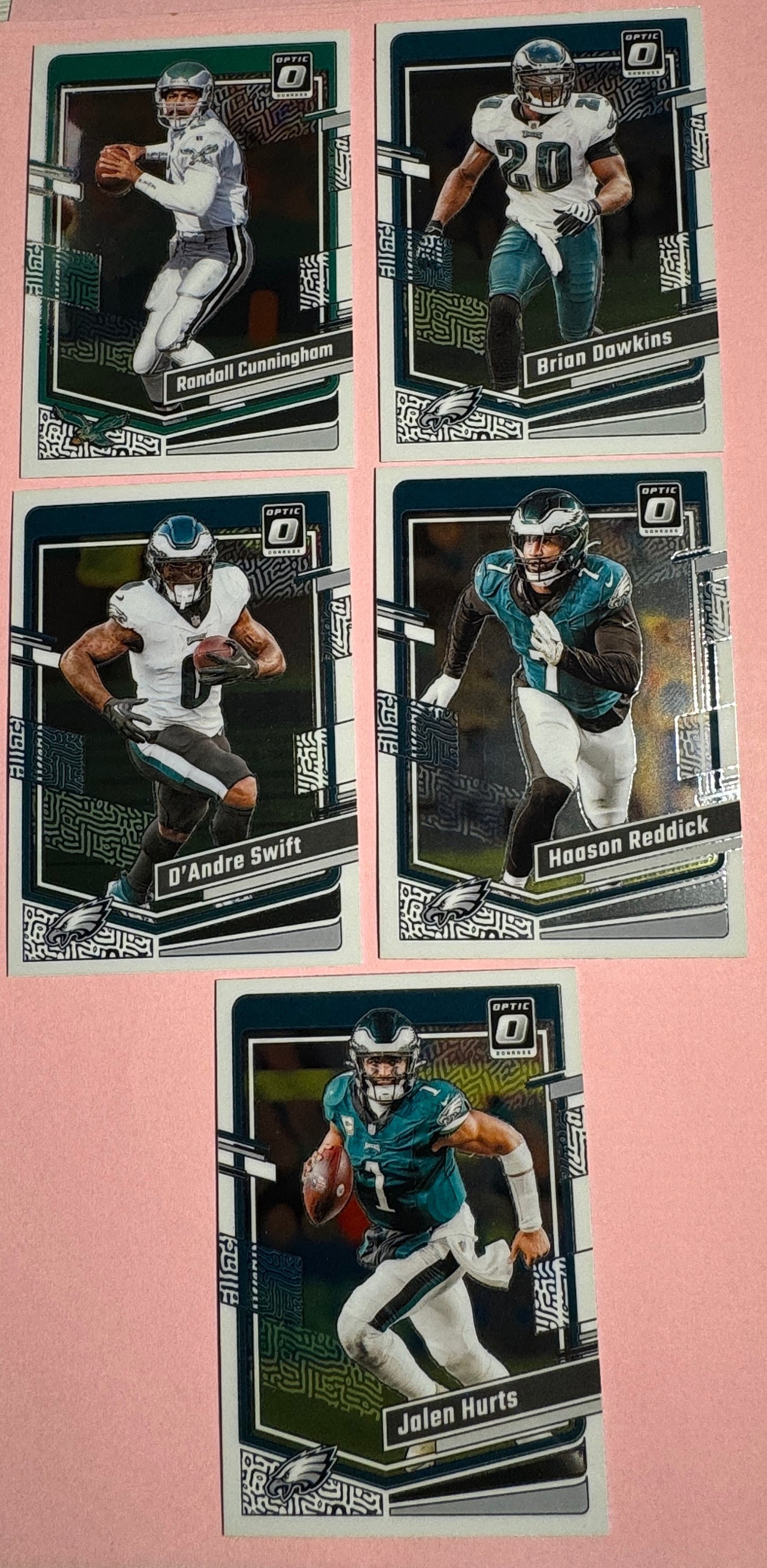 2023 Panini | Donruss Optic Football | Swift, Hurts+ | Eagles 5 for 5