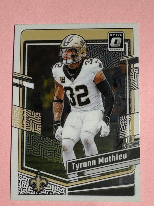 2023 Panini | Donruss Optic Football | Tyrann Mathieu #140 | Saints