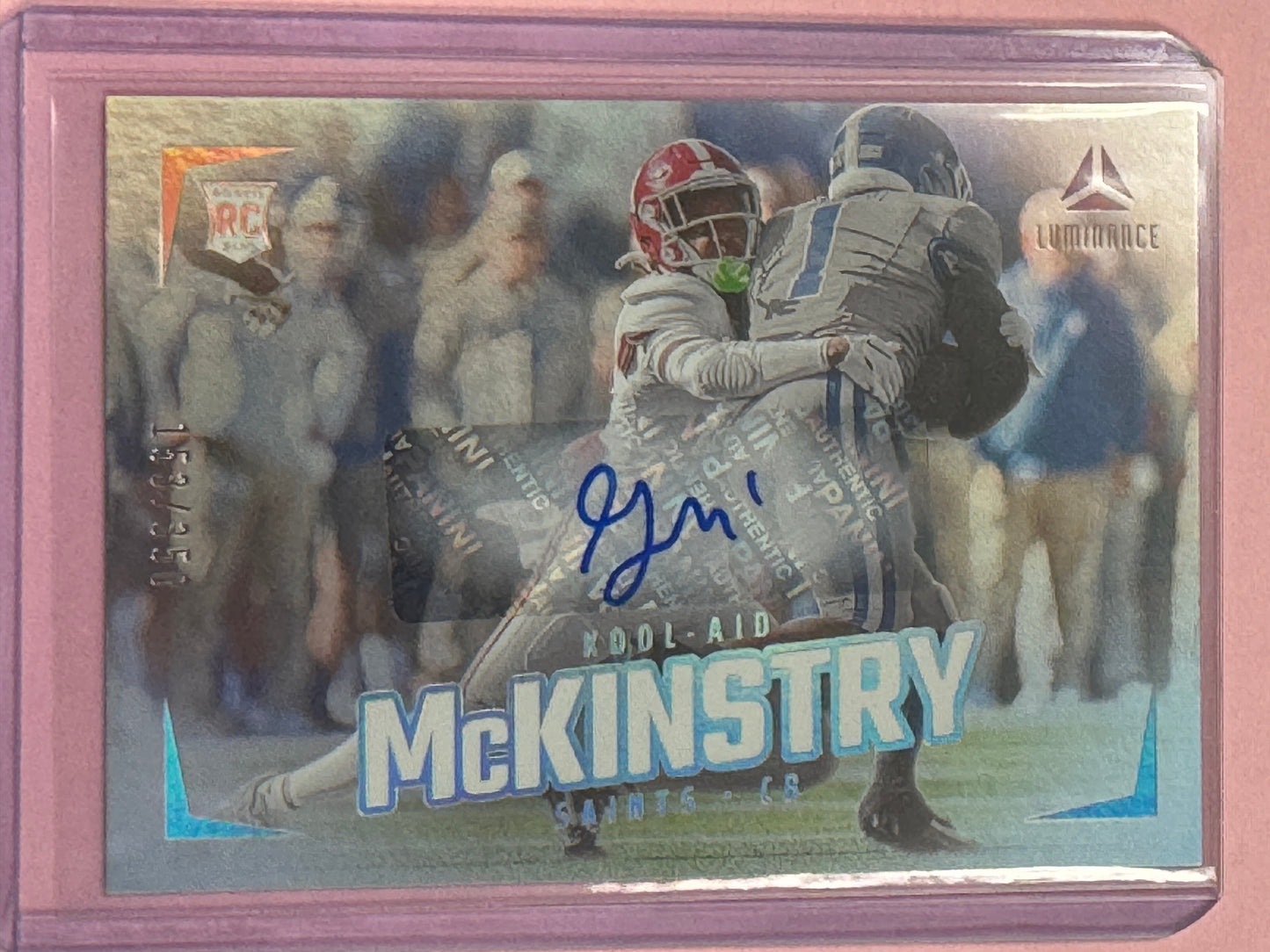 2024 Panini Luminance Football Kool-Aid McKinstry Saints RC Auto 153/350