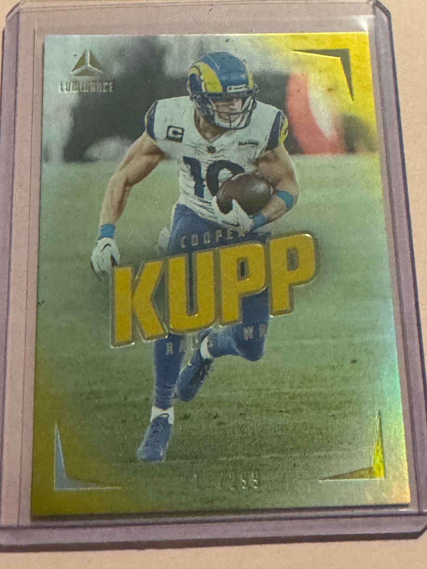 2024 Panini Luminance Football #42 Cooper Kupp Gold Vertical #211/299