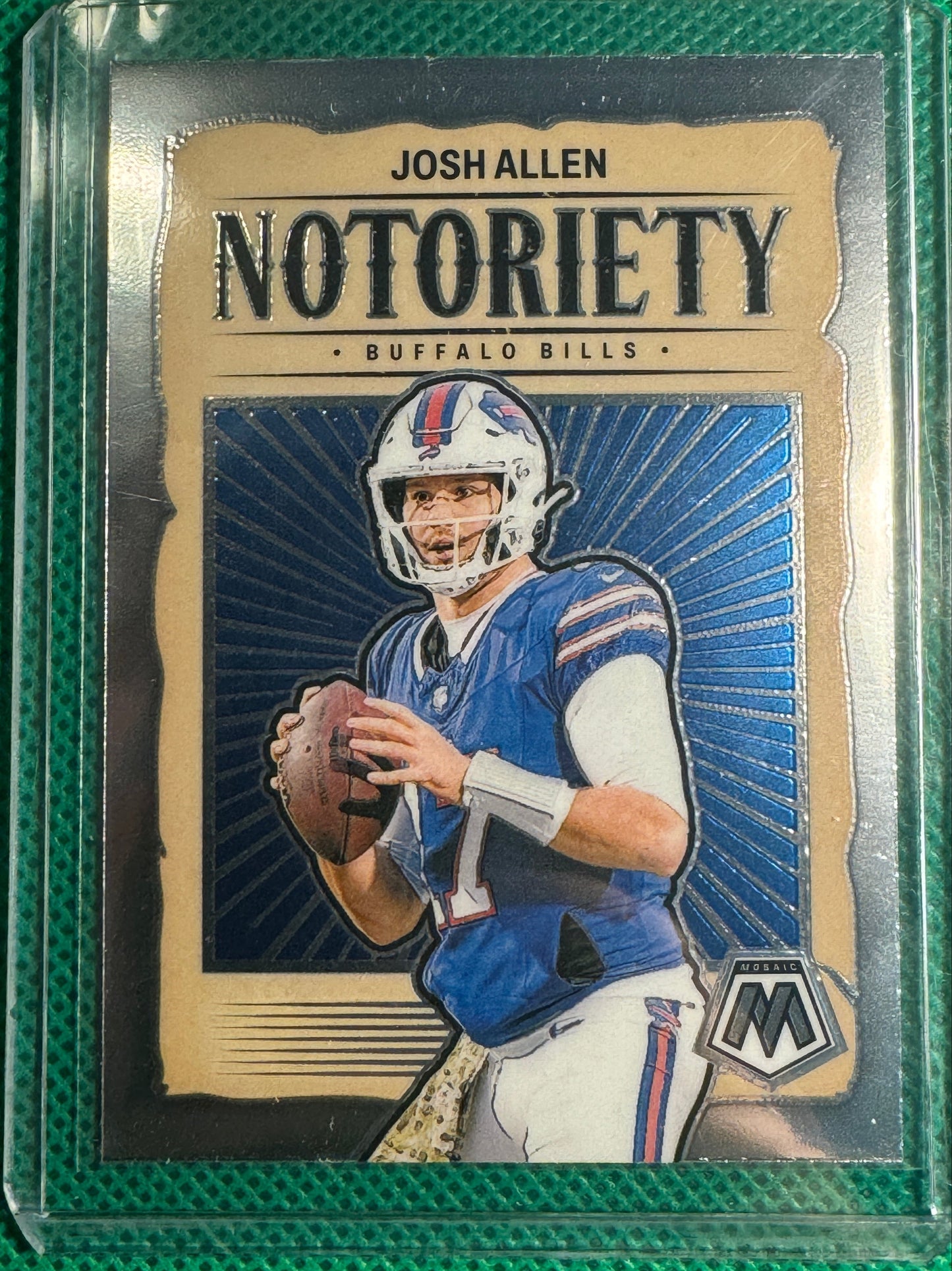 2024 Panini Mosaic Football Josh Allen #4 Bills Notoriety