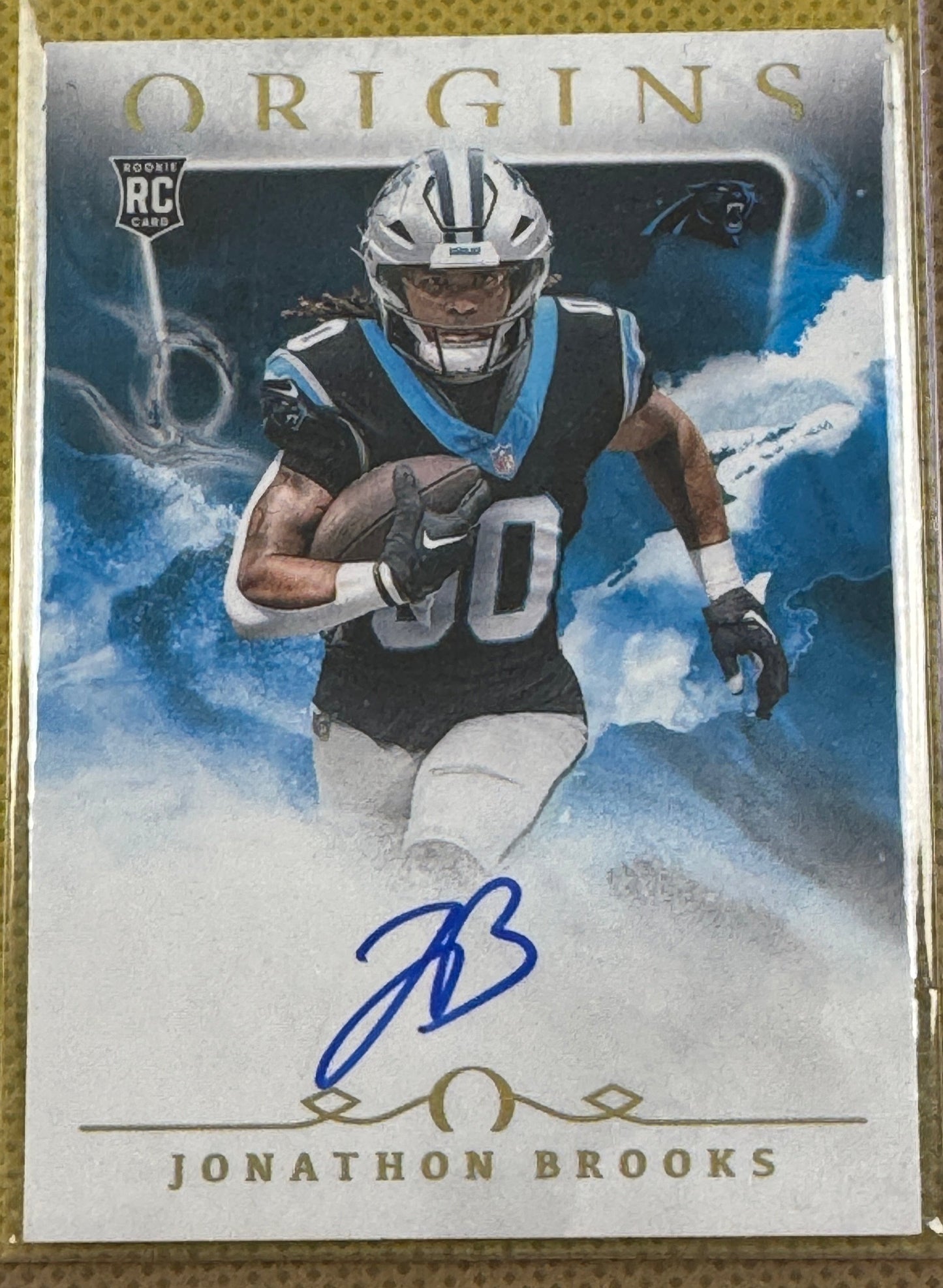 2024 Panini Origins Football #RAU-JBR Panthers RC Rookie Auto