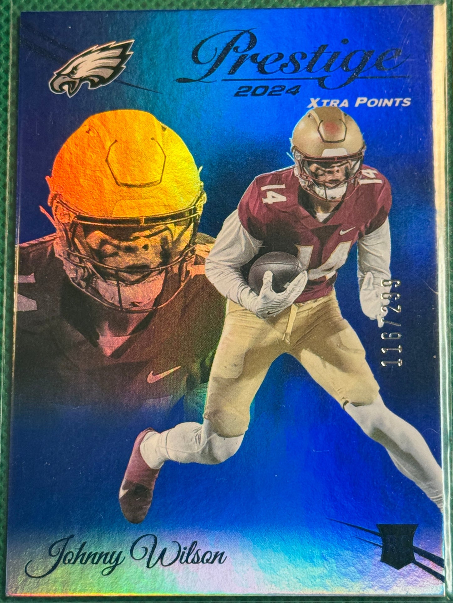 2024 Panini Prestige Football Johnny Wilson #373 Eagles RC Xtra Points 116/299