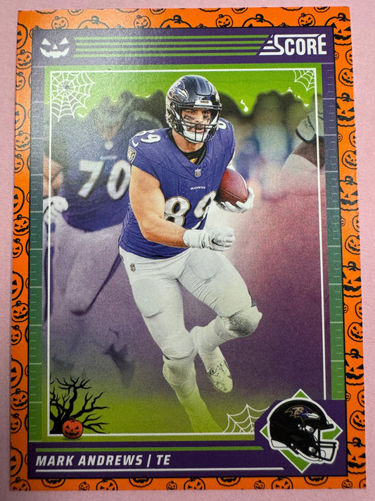 2024 Panini Score A Treat Football | Mark Andrews #22 | Seahawks Orange