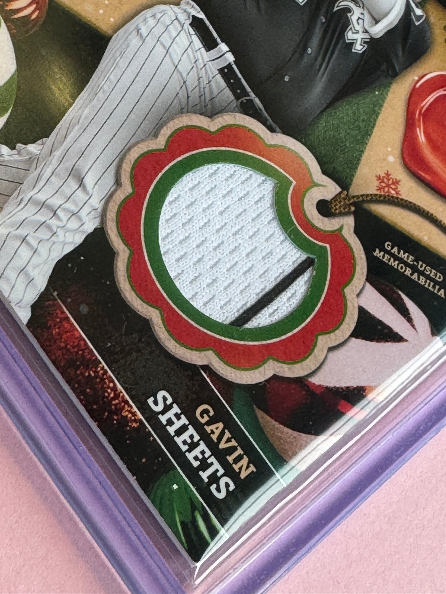 2024 Topps Baseball Holiday Gavin Sheets #RC-GSH White Sox Relic Patch White