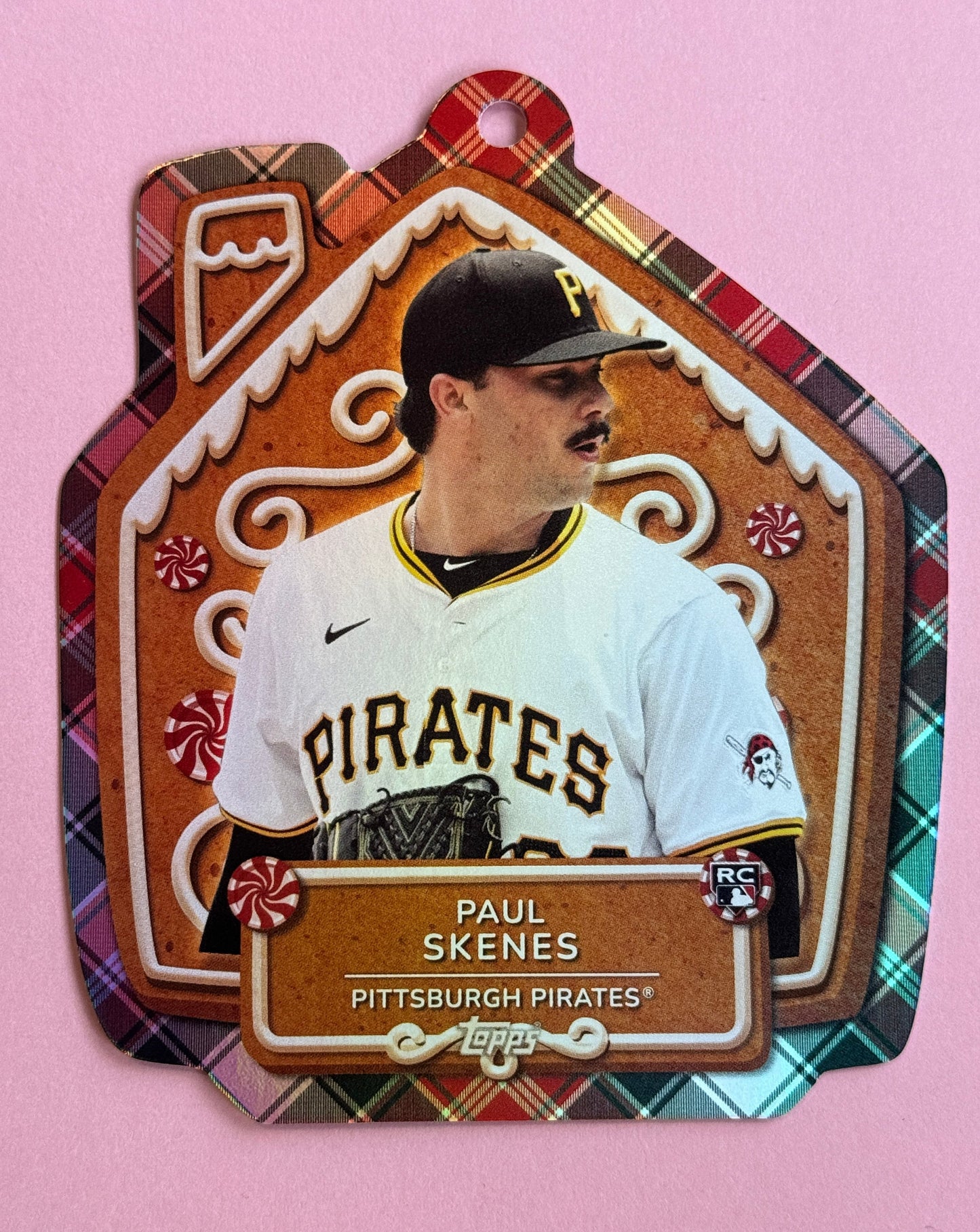 2024 Topps Baseball Holiday Paul Skenes #MLBO-20 Pirates RC Ornament