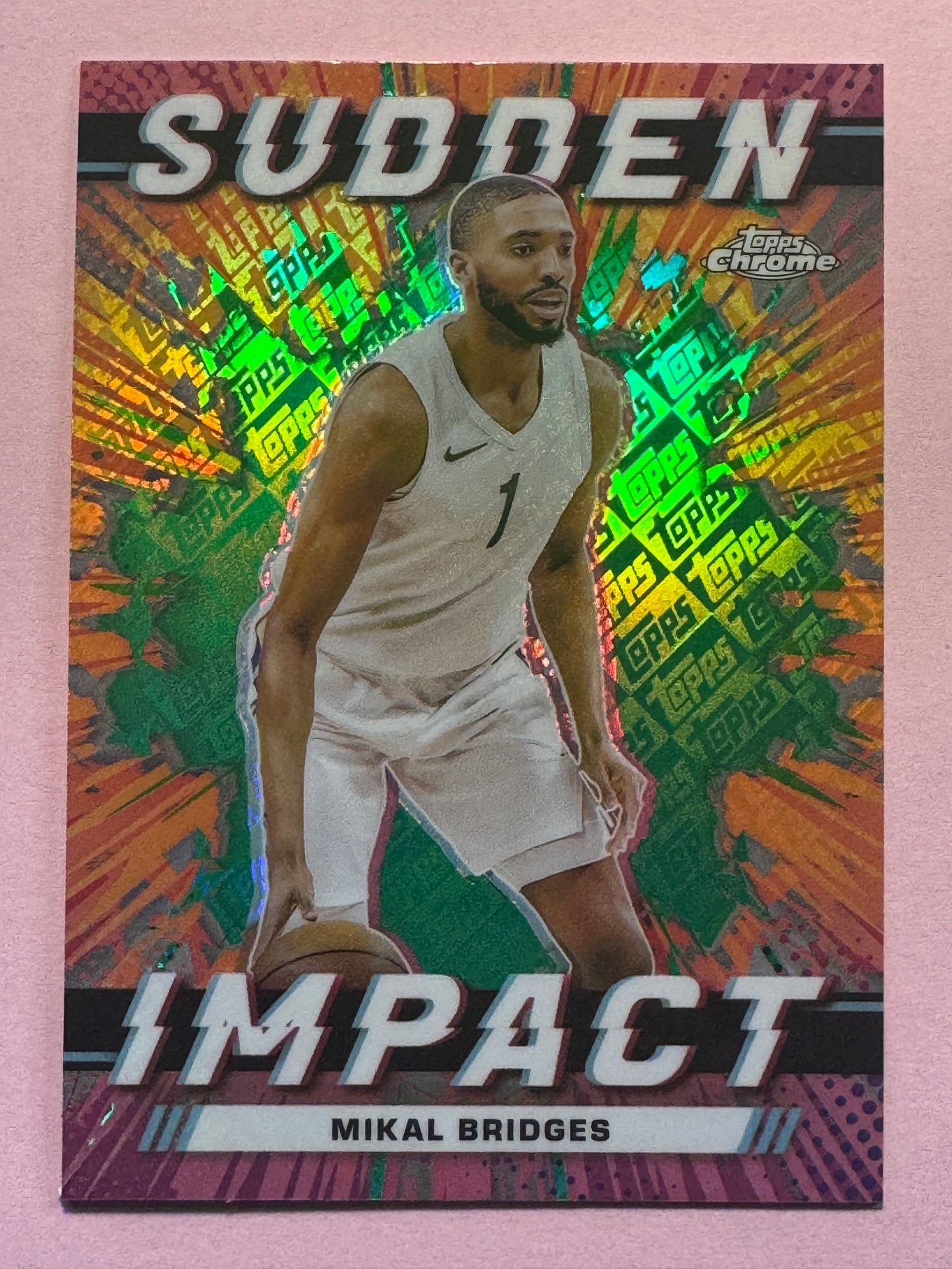 2024 Topps Chrome Basketball Mikal Bridges #SI-19